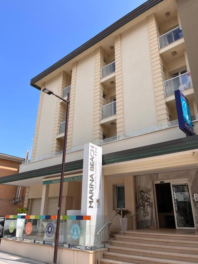 Marina Beach Aparthotel Rimini Bagian luar foto